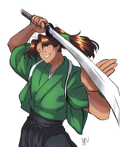 Personagem eté a cintura