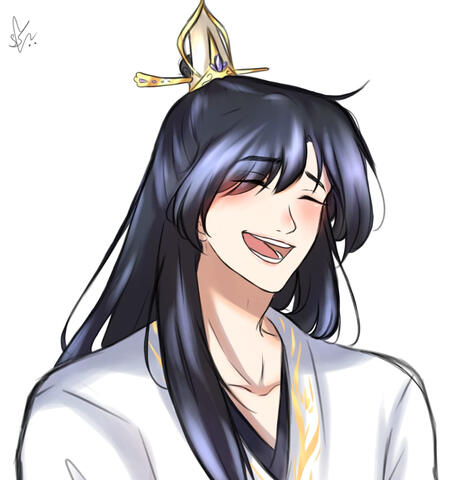 Personagem até o busto
